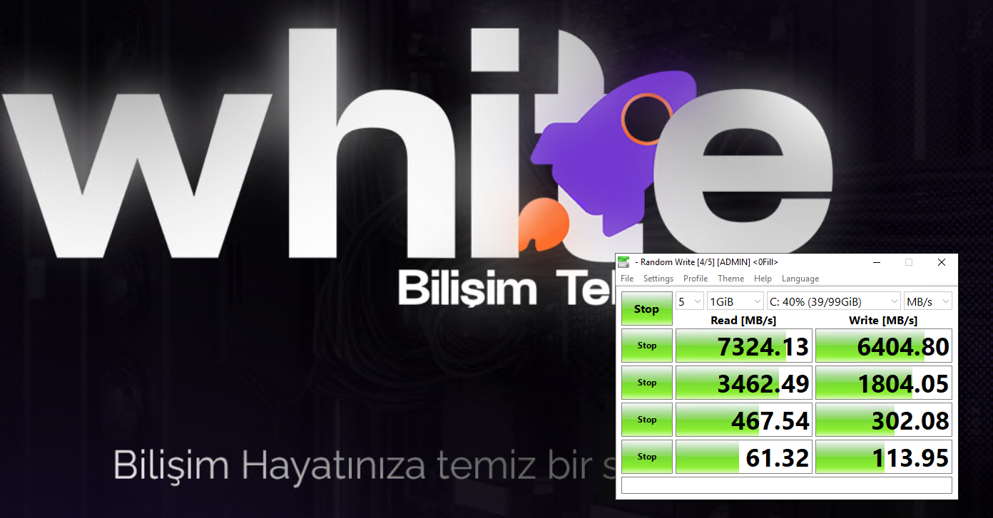 Disk Hız Test Örneği