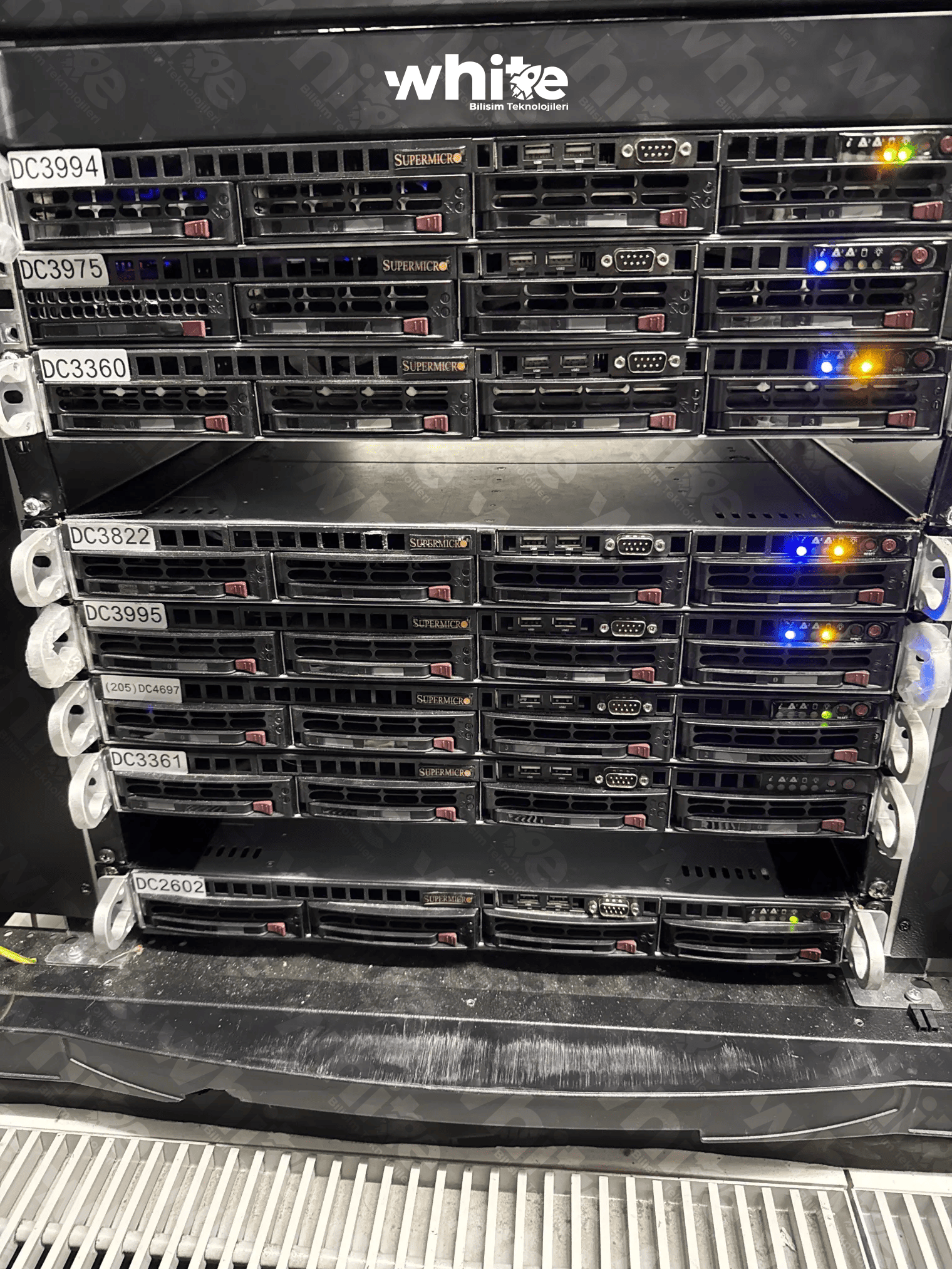 Supermicro sunucu kabini - Veri merkezi