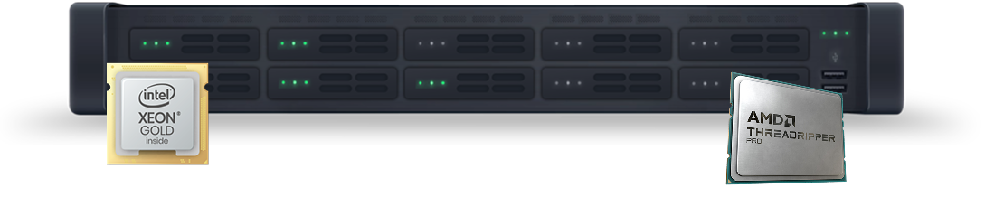 AMD Threadripper PRO ve Intel işlemcili yüksek performanslı sunucu çözümleri - NVMe SSD ve DDR4 RAM