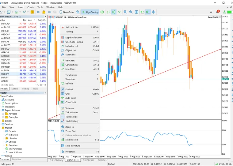 Templates and trade history on your own server