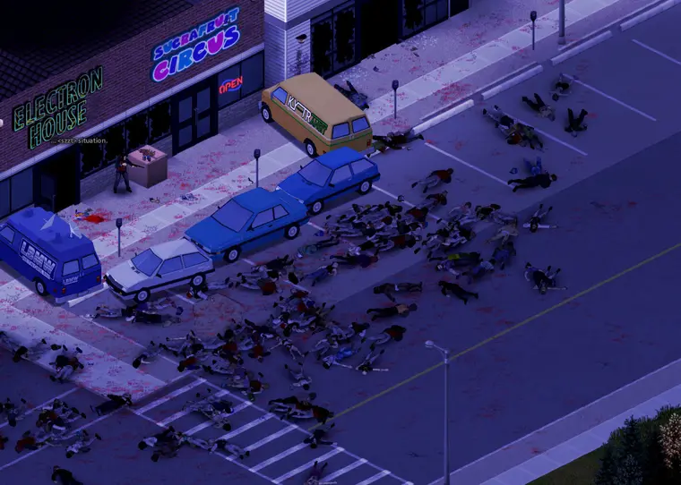 Project Zomboid gameplay artwork