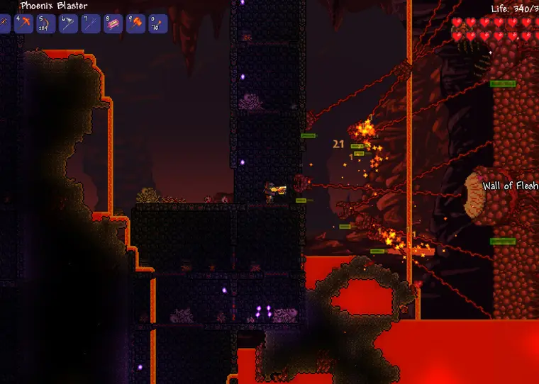 Terraria gameplay artwork
