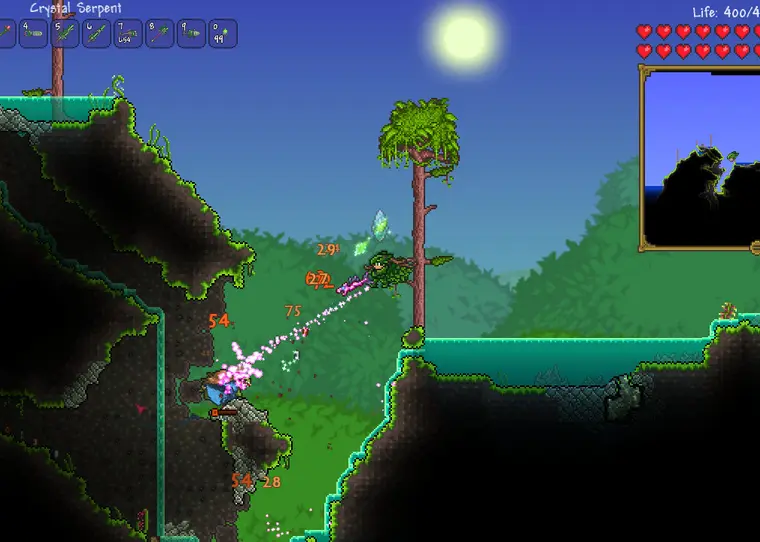 Terraria gameplay artwork
